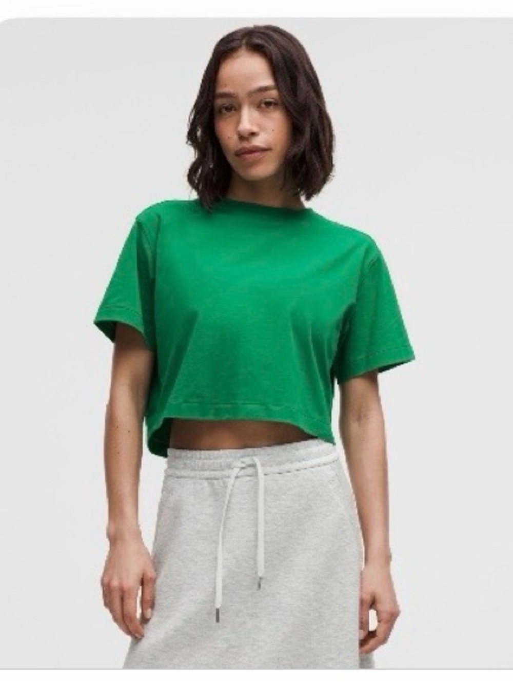Lululemon all yours crop in raceway green